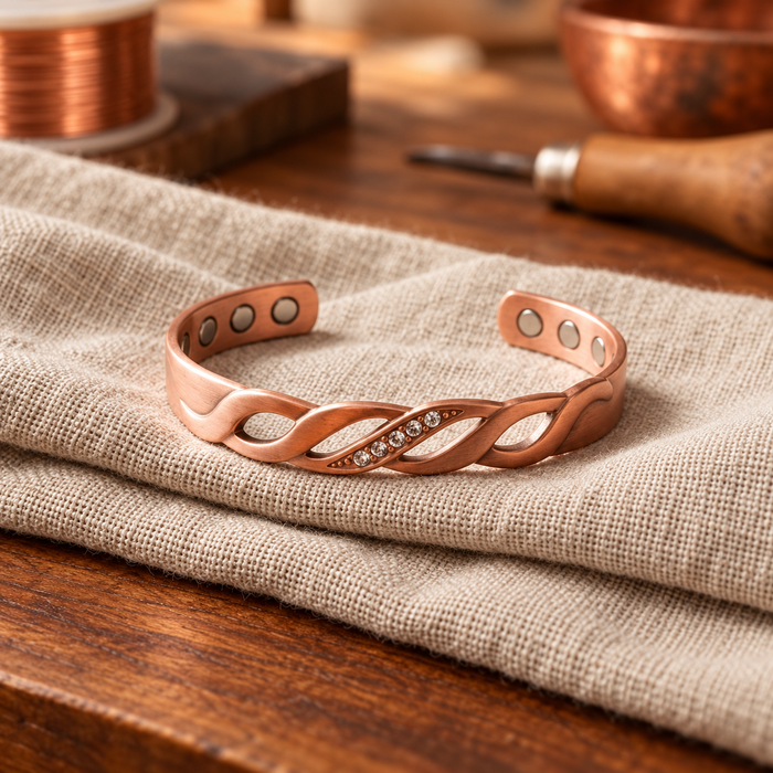 Stitch Copper Bracelet