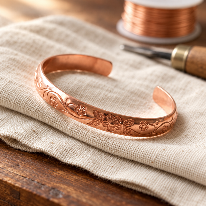 Marigold Copper Bracelet
