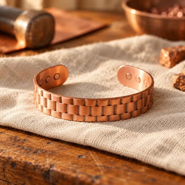 Flint Men's Copper Bracelet