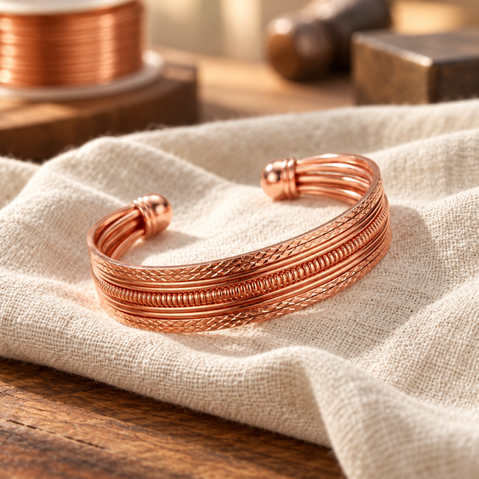 Sprout Copper Bracelet