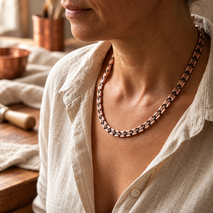 Roselight Copper Necklace